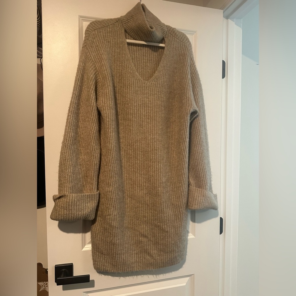 Crescent sweater dress